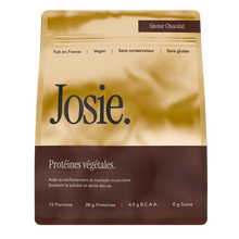 Charger l'image dans la galerie, Josie Vegan Protein saveur chocolat, sachet de face
